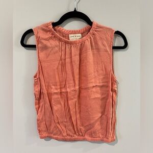 Cloth & Stone Coral Sleeveless Tank Top Size XS